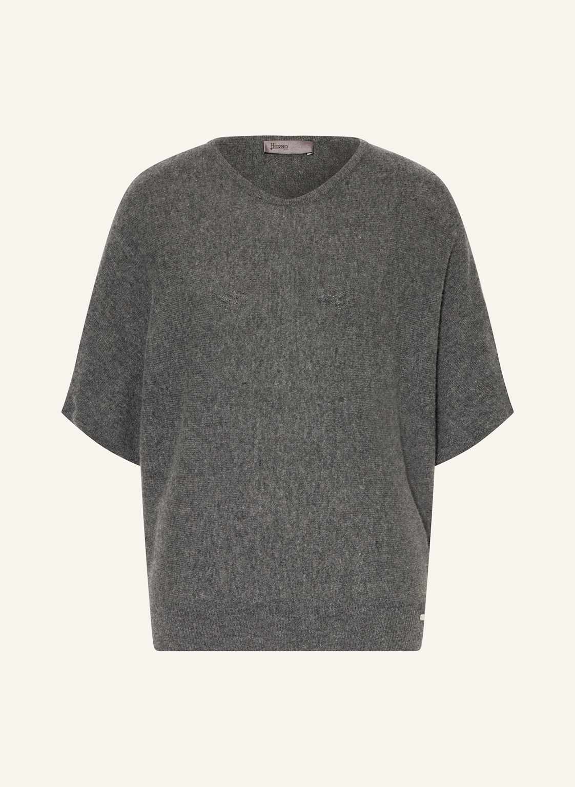 Herno Strickshirt Aus Cashmere grau Herno Strickshirt Aus Cashmere grau von HERNO