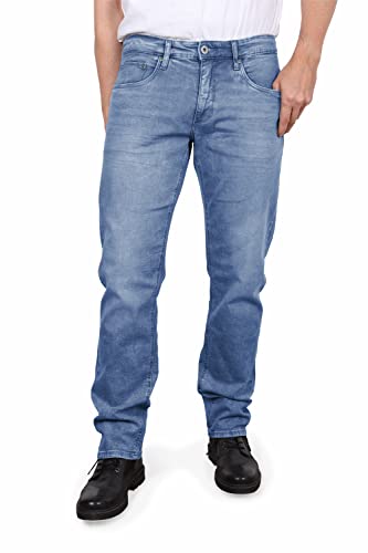 Denver Fashion Herren 5-Pocket-Jeans Straight Fit Denim/Jeans clean wash gerade lang von HERO BY JOHN MEDOOX