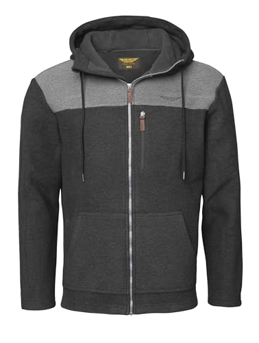 HERO BY JOHN MEDOOX Herren Fleecejacke Straight Fit Atmungsaktiv von HERO BY JOHN MEDOOX