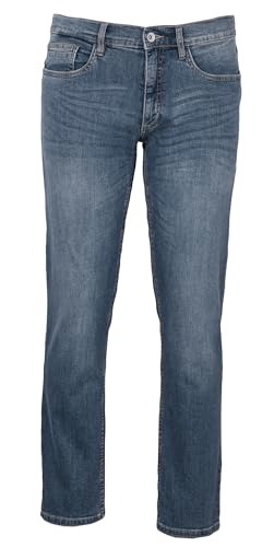 HERO BY JOHN MEDOOX Portland Denim Herren 5-Pocket-Jeans Straight Fit Denim/Jeans clean wash gerade lang von HERO BY JOHN MEDOOX