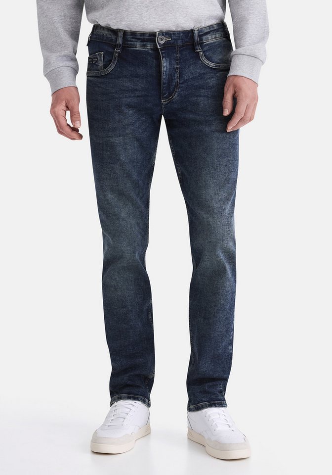 HERO by John Medoox 5-Pocket-Jeans Baxter Denim Relaxed Fit Relaxed Fit Casual Clean Wash Denim Jeans für Herren von HERO by John Medoox