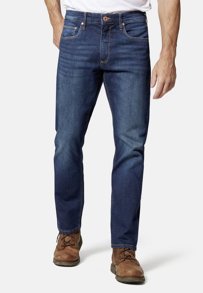HERO by John Medoox 5-Pocket-Jeans Denver Regular Straight Stretch Straight Fit Casual Clean Wash Denim Jeans für Herren von HERO by John Medoox