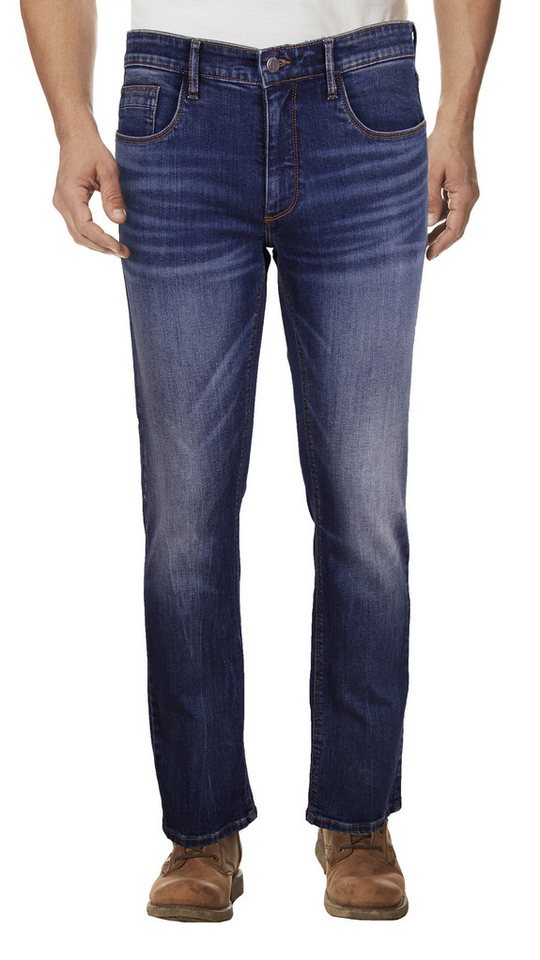HERO by John Medoox 5-Pocket-Jeans Portland Denim Slim Straight Stretch Straight Fit Casual Clean Wash Denim Jeans für Herren von HERO by John Medoox