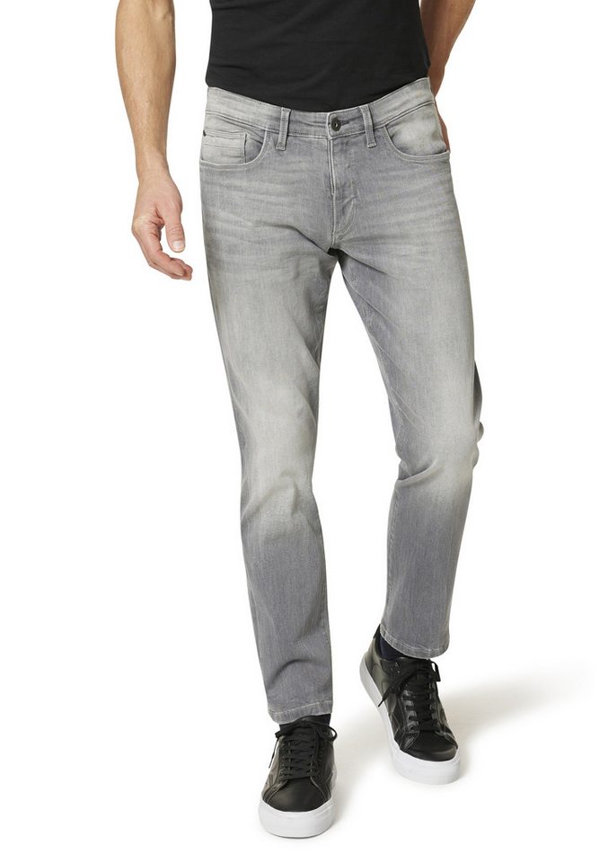 HERO by John Medoox 5-Pocket-Jeans Portland Season Slim Straight Stretch Straight Fit Casual Clean Wash Denim Jeans für Herren von HERO by John Medoox