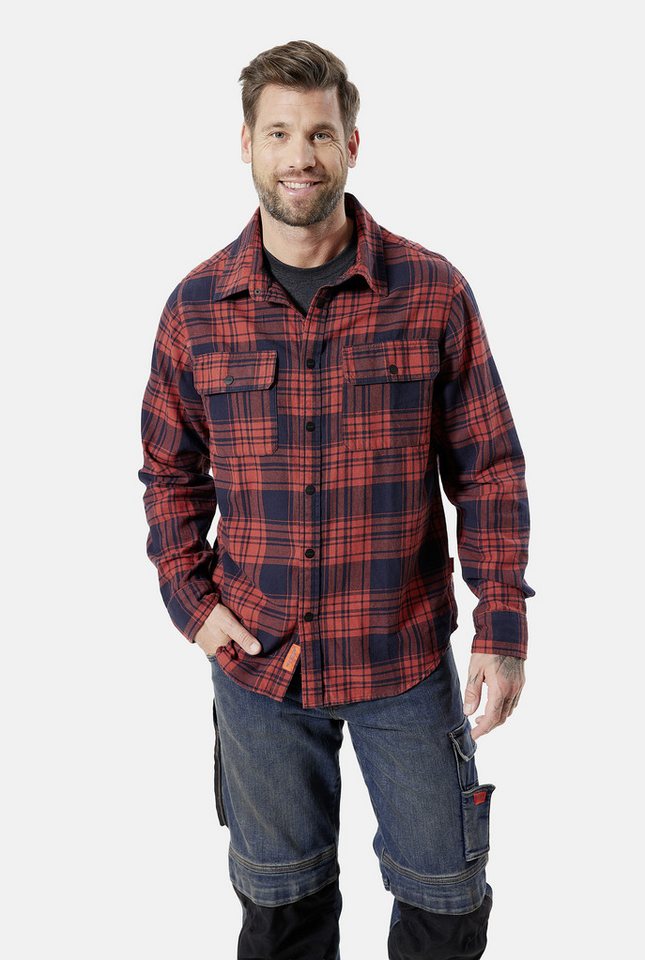 HERO by John Medoox Flanellhemd HARRY Karohemd Overshirt Regular Fit Casual Funktionsmaterial für Herren von HERO by John Medoox