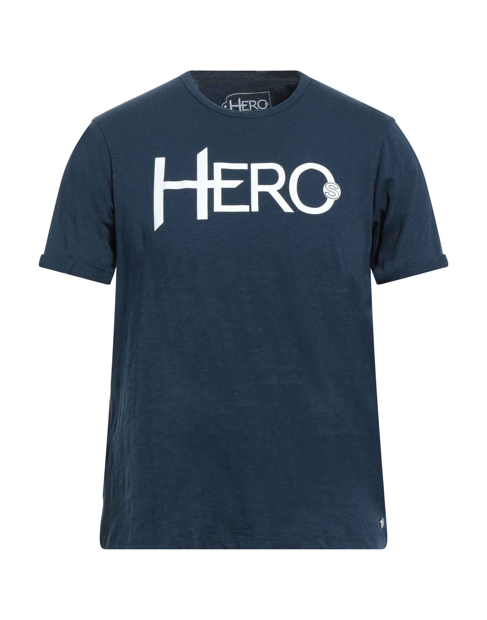 HEROS T-shirts Herren Marineblau von HEROS