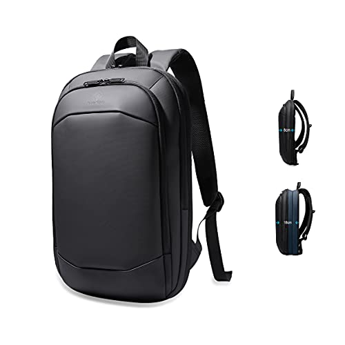 HEROIC KNIGHT Laptop Rucksack Herren Damen Business Rucksack leicht 15.6 Zoll Diebstahlsicher Schulrucksack wasserdichter Reiserucksack Backpack für Büro Uni Business Reise-Schwarz von HEROIC KNIGHT