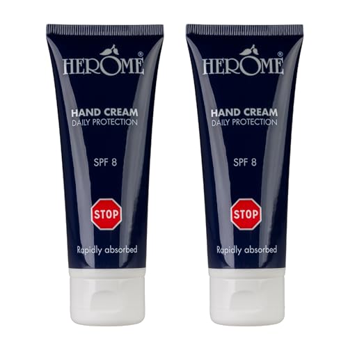 Herome 2er Pack Hand Cream Daily Protection - Handcreme - Intensive Pflege - Schützt vor Austrocknung - 2x200ml. Herome 2er Pack Hand Cream Daily Protection - Handcreme - Intensive Pflege - Schützt vor Austrocknung - 2x200ml. von HEROME