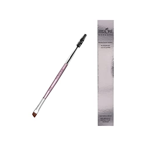 Herome Eye Care Duo Brow Brush Augenbrauenbürstchen - Augenbrauen stylen, verleiht mehr Ausdruck von HEROME