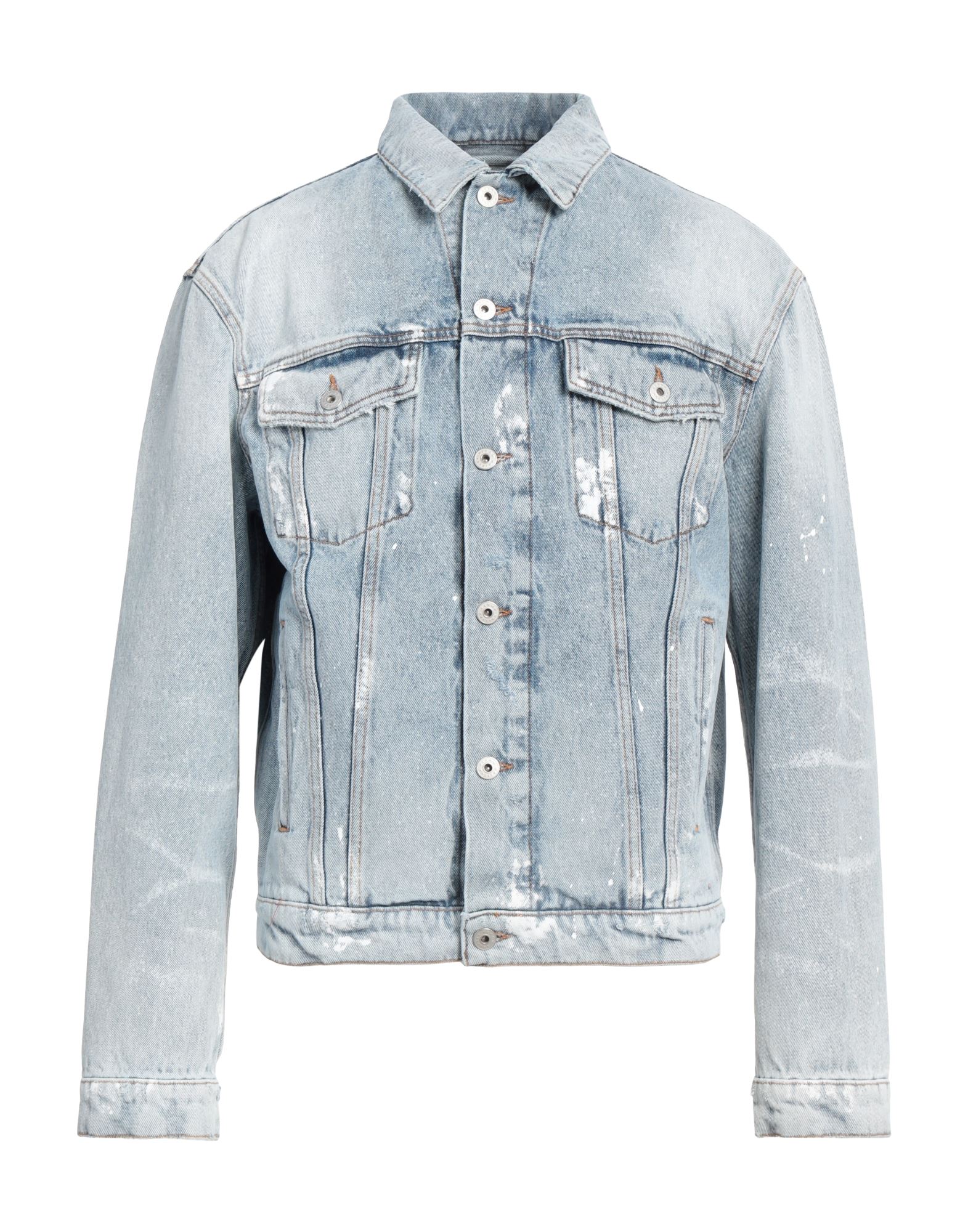 HERON PRESTON Jeansjacke/-mantel Herren Blau von HERON PRESTON