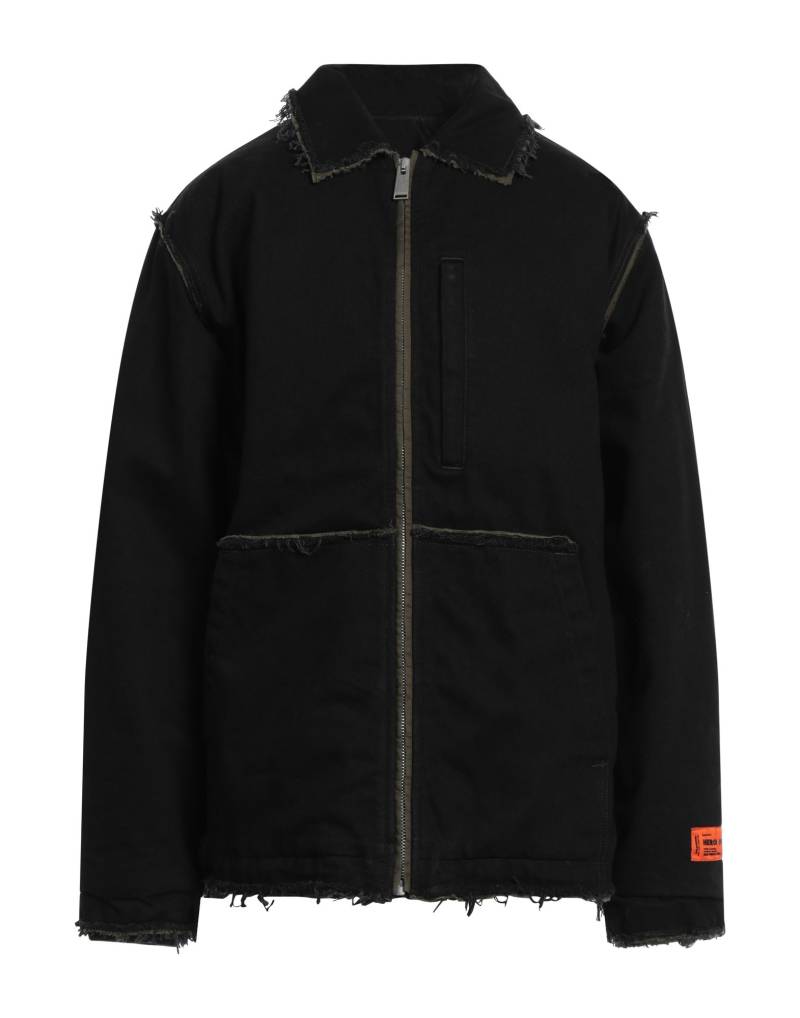 HERON PRESTON Jeansjacke/-mantel Herren Schwarz von HERON PRESTON