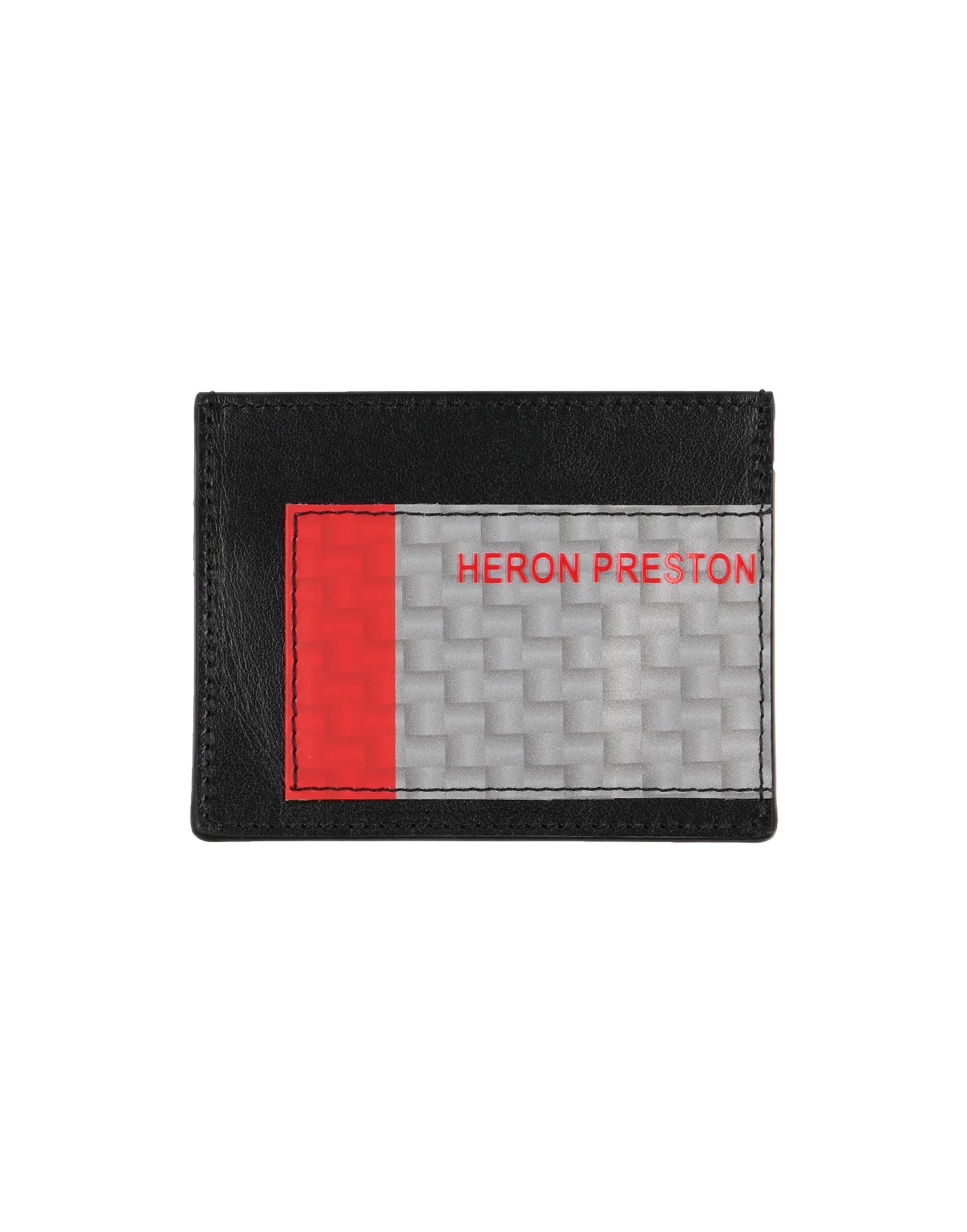 HERON PRESTON Kartenetui Herren Schwarz von HERON PRESTON