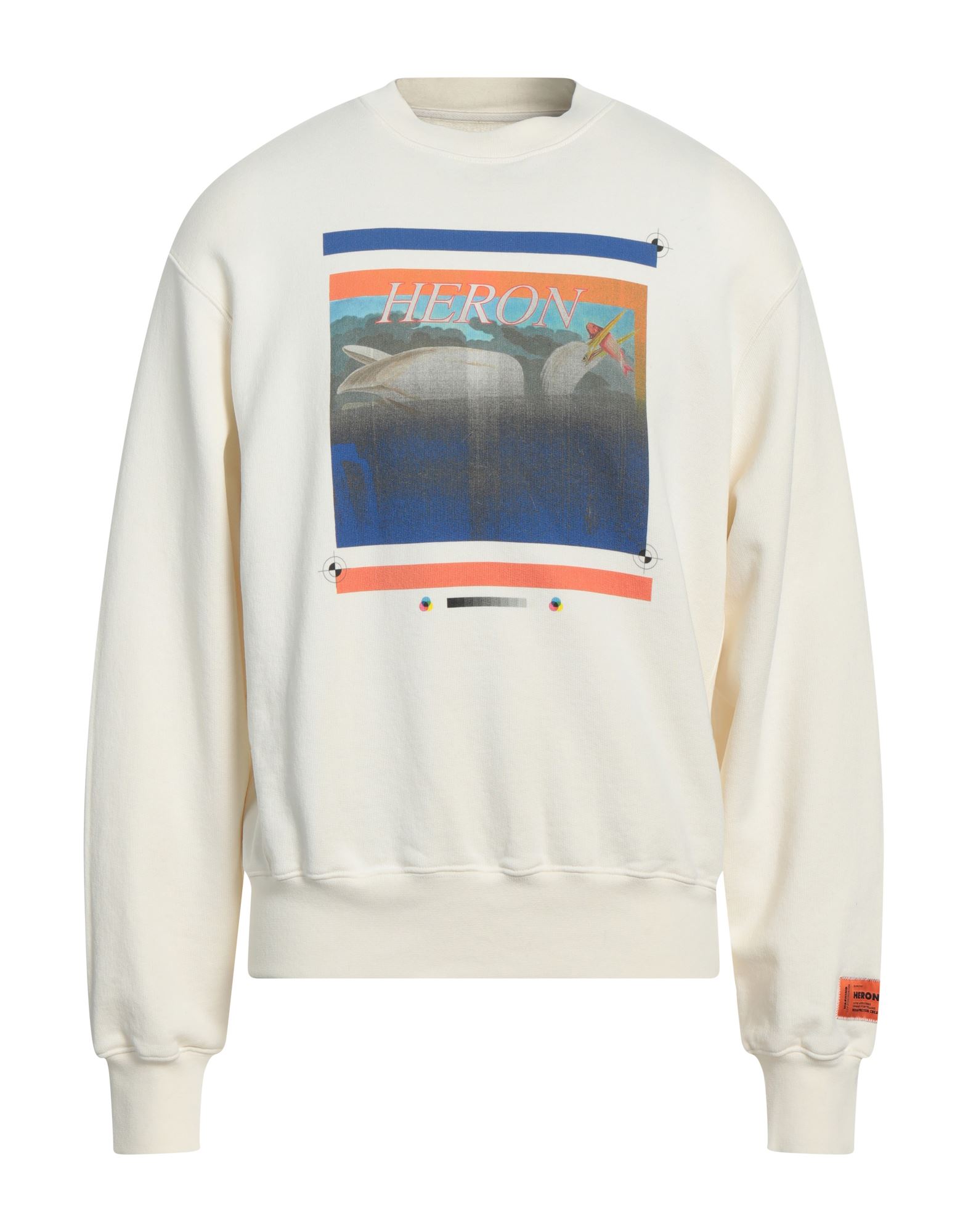 HERON PRESTON Sweatshirt Herren Elfenbein von HERON PRESTON