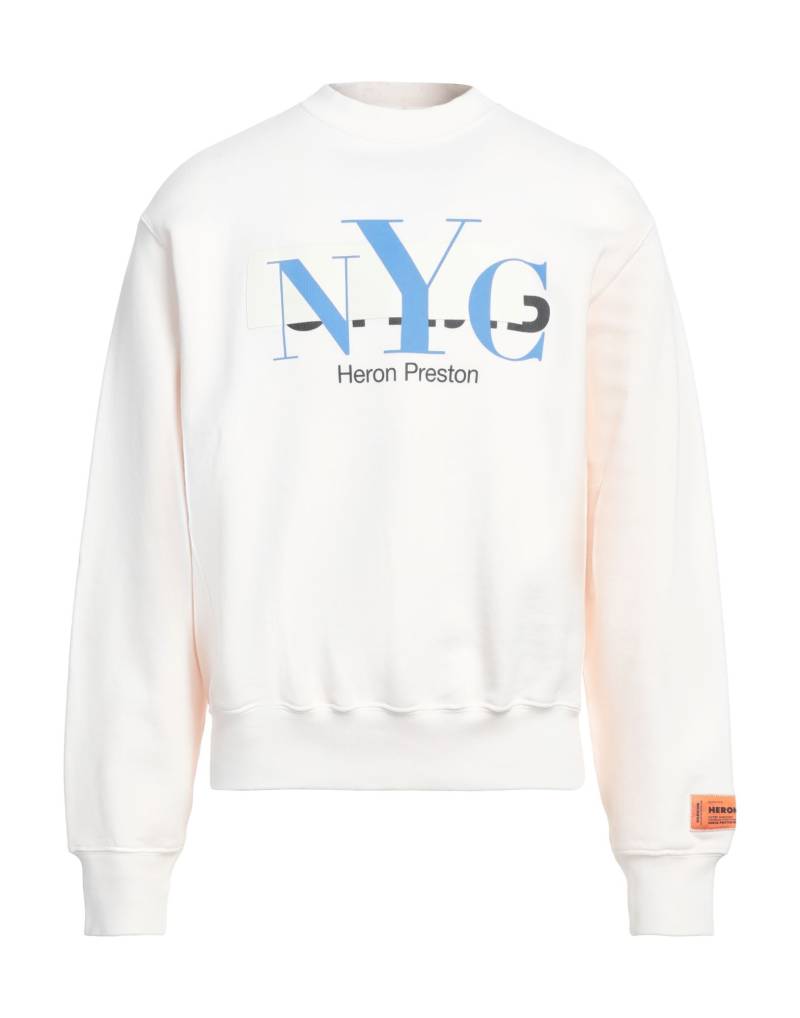 HERON PRESTON Sweatshirt Herren Off white von HERON PRESTON