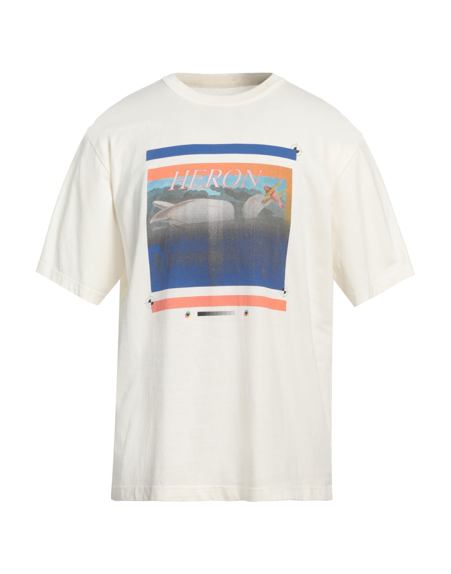 HERON PRESTON T-shirts Herren Elfenbein von HERON PRESTON