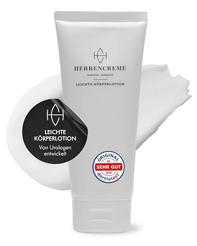 HERRENCREME Leichte Körperlotion für Männer 200 ml I Schnell einziehende Bodylotion nach Dusche I Feuchtigkeitsspendende Körperlotion trockene Haut I Männer Lotion I vegan & dermatologisch getestet HERRENCREME Leichte Körperlotion für Männer 200 ml I Schnell einziehende Bodylotion nach Dusche I Feuchtigkeitsspendende Körperlotion trockene Haut I Männer Lotion I vegan & dermatologisch getestet von HERRENCREME KOBLENZ · GERMANY