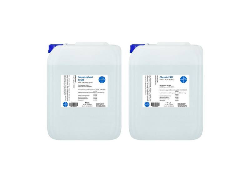 HERRLAN Rohseife Glycerin + Propylenglykol zum Vorteilspreis, 10 Liter Glycerin + 10 Liter Propylenglykol von HERRLAN