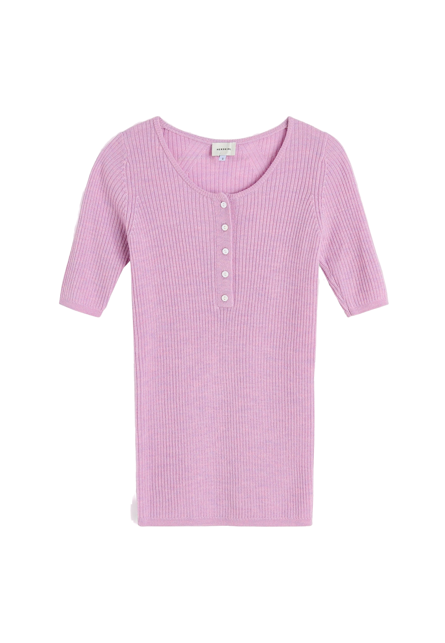 HERSKIND | Agnes Knit Blouse - Pink | Women's Pink Short sleeve tops HERSKIND | Agnes Knit Blouse - Pink | Women's Pink Short sleeve tops von HERSKIND