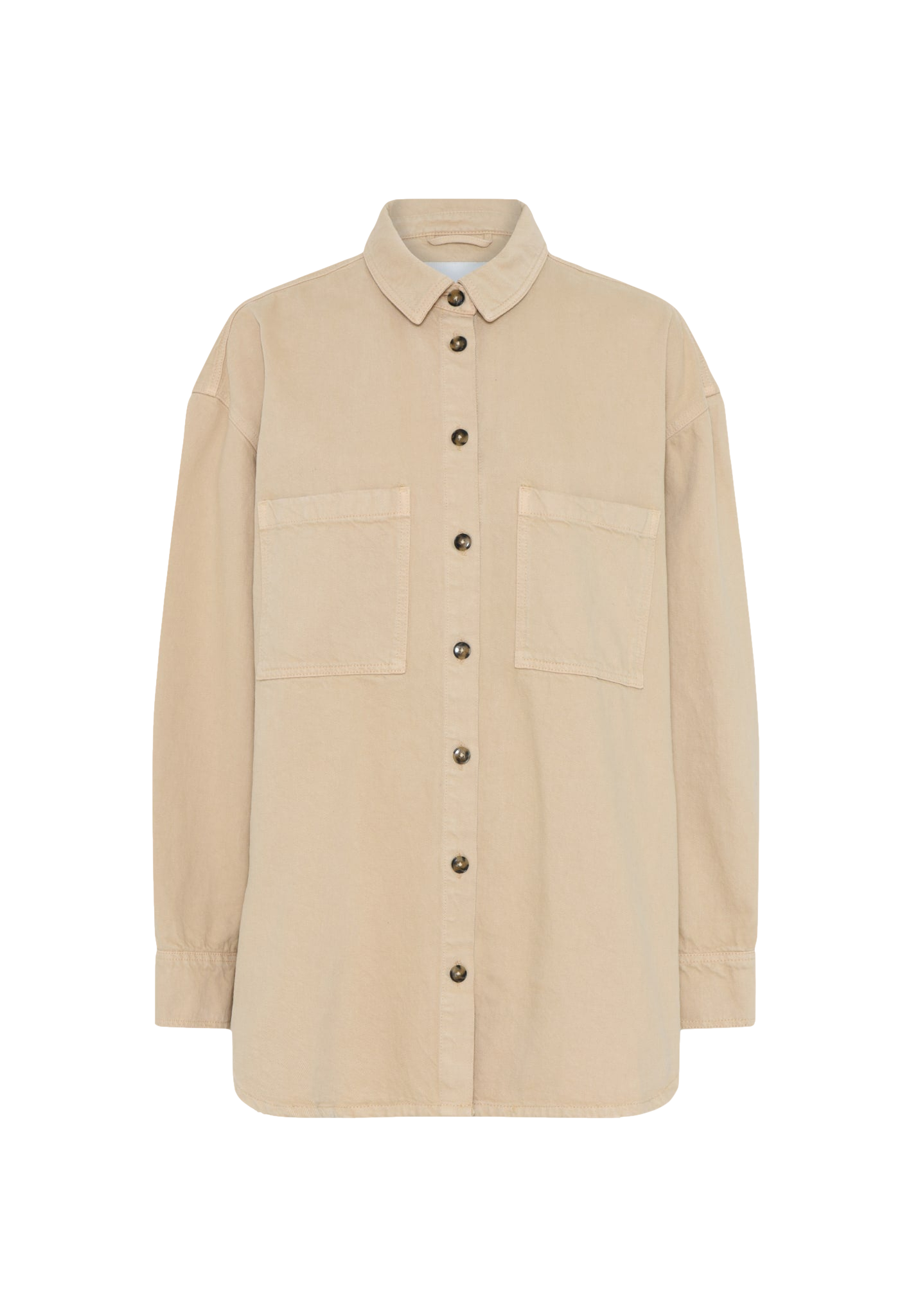 HERSKIND | Aiden Shirt - Croissant | Women's Beige Shirts von HERSKIND