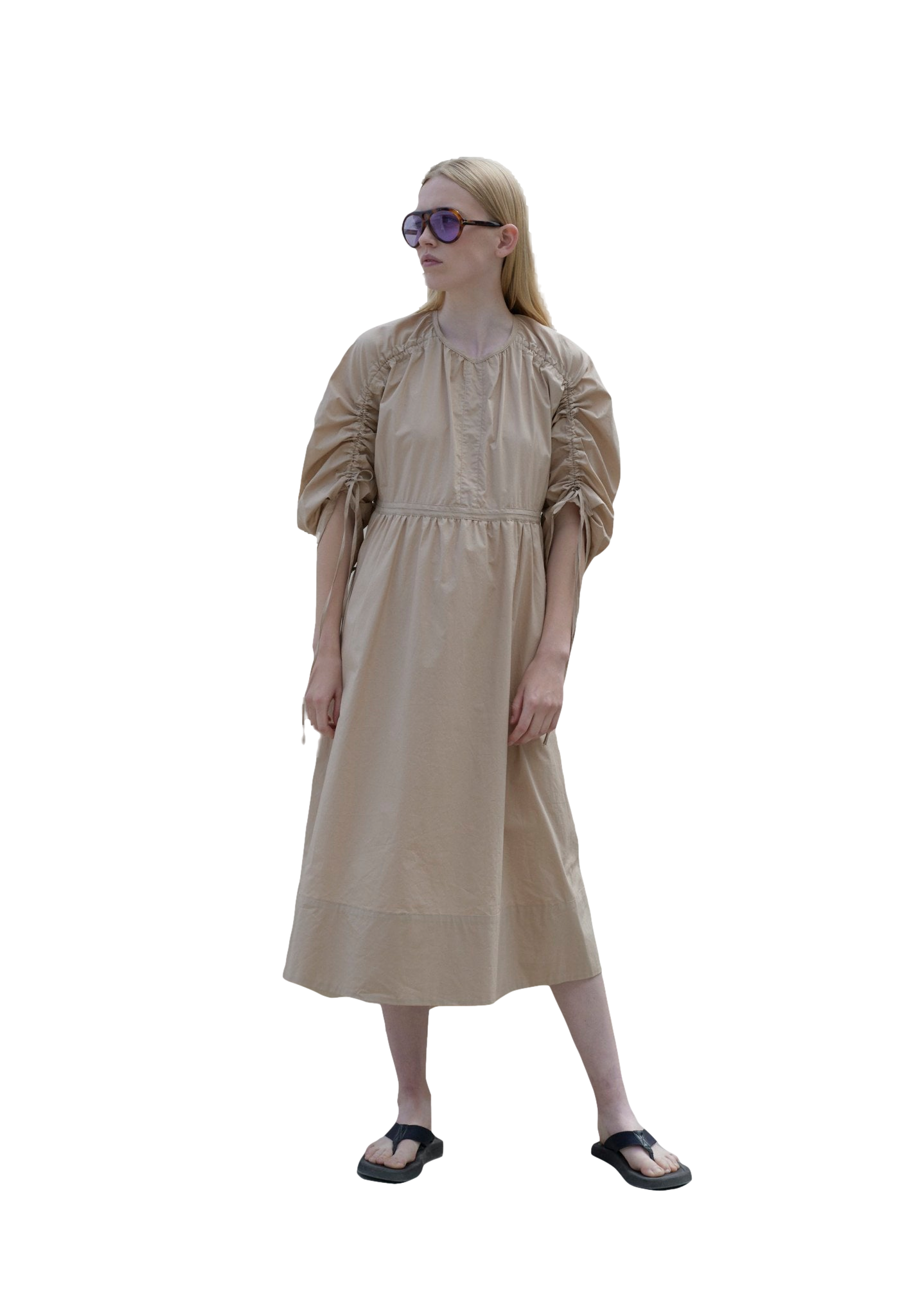 Alexa Dress - Khaki von HERSKIND