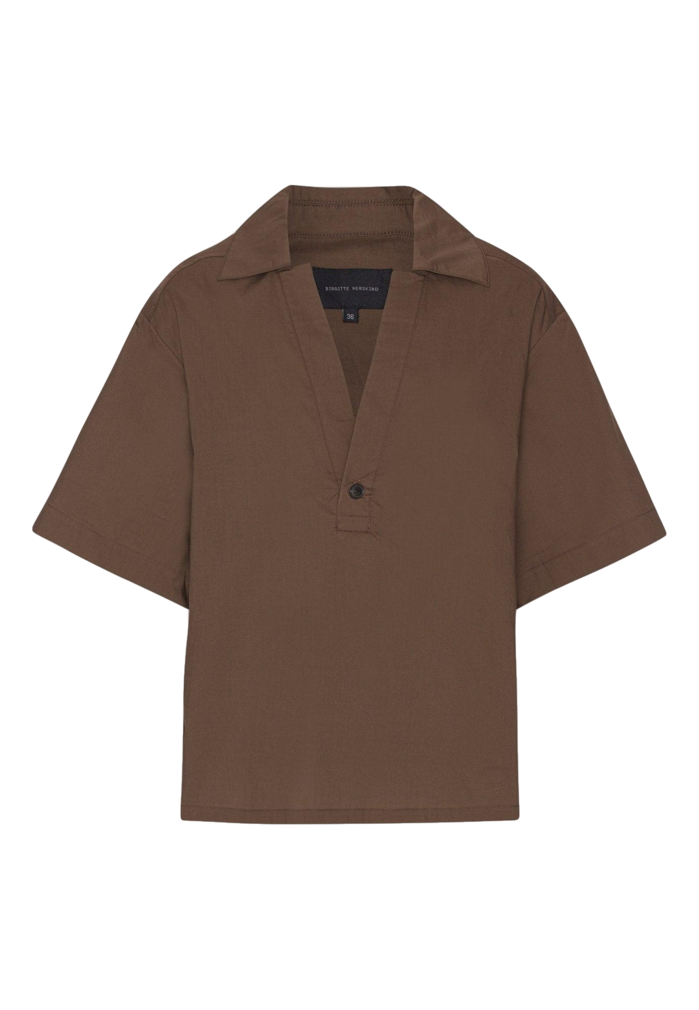 Ditte  Shirt - Brown von HERSKIND