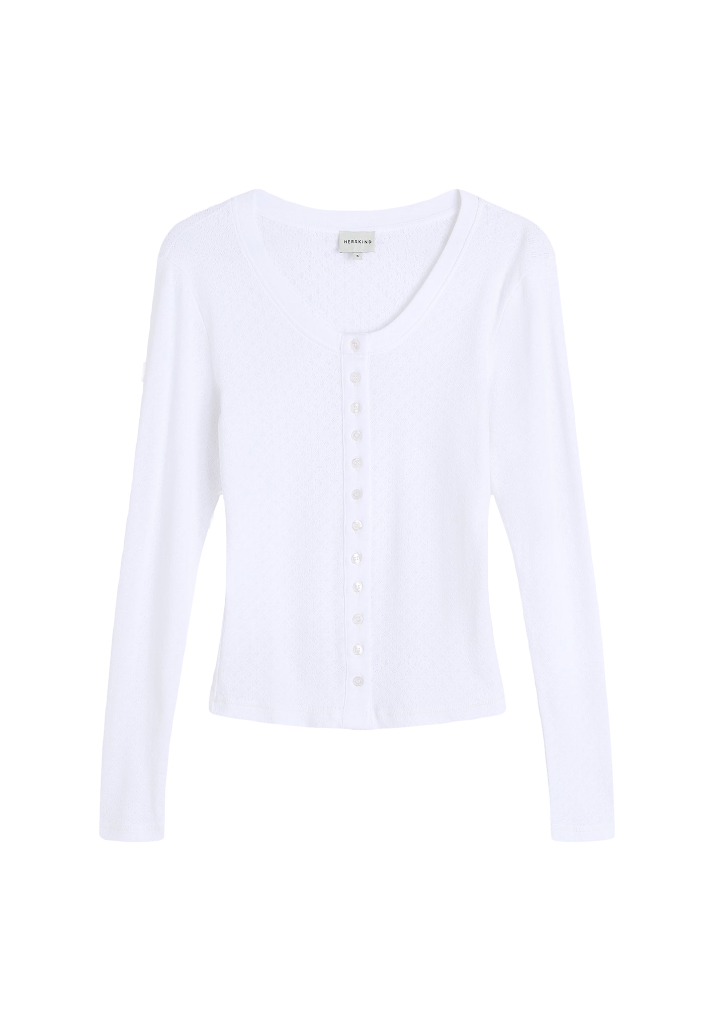 Dylan Cardigan - Off White - White - M - HERSKIND - Long sleeve tops von HERSKIND