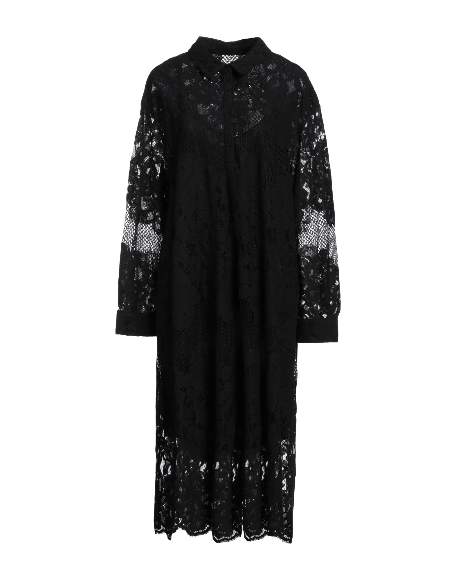 HERSKIND Midi-kleid Damen Schwarz HERSKIND Midi-kleid Damen Schwarz von HERSKIND