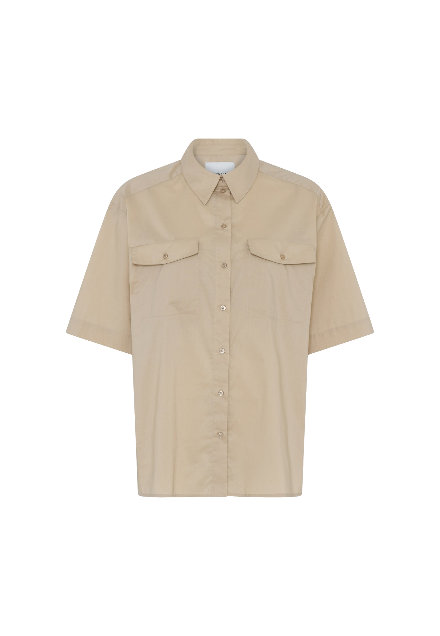 HERSKIND | Helle Shirt - Sand | Women's Beige Shirts HERSKIND | Helle Shirt - Sand | Women's Beige Shirts von HERSKIND