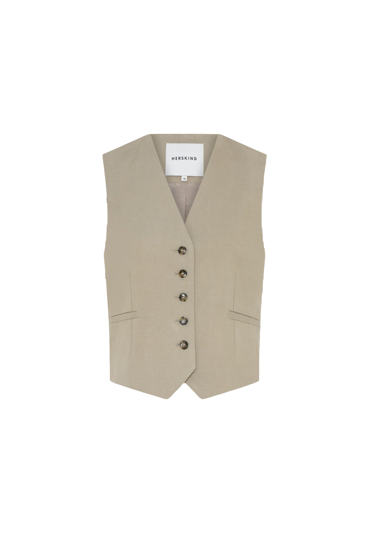 Mister Vest - Light Khaki von HERSKIND