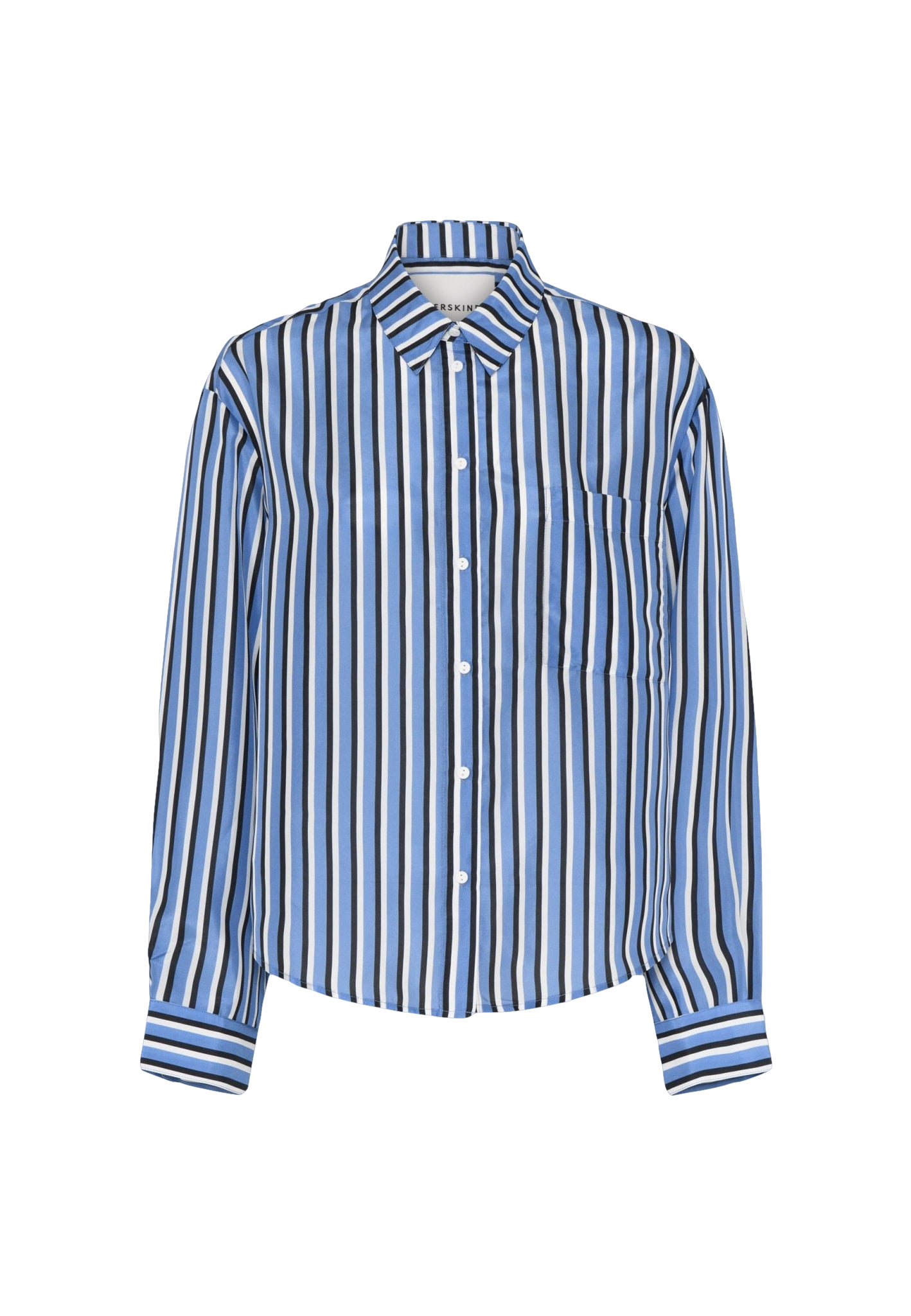 River Shirt - Navy Stripe von HERSKIND