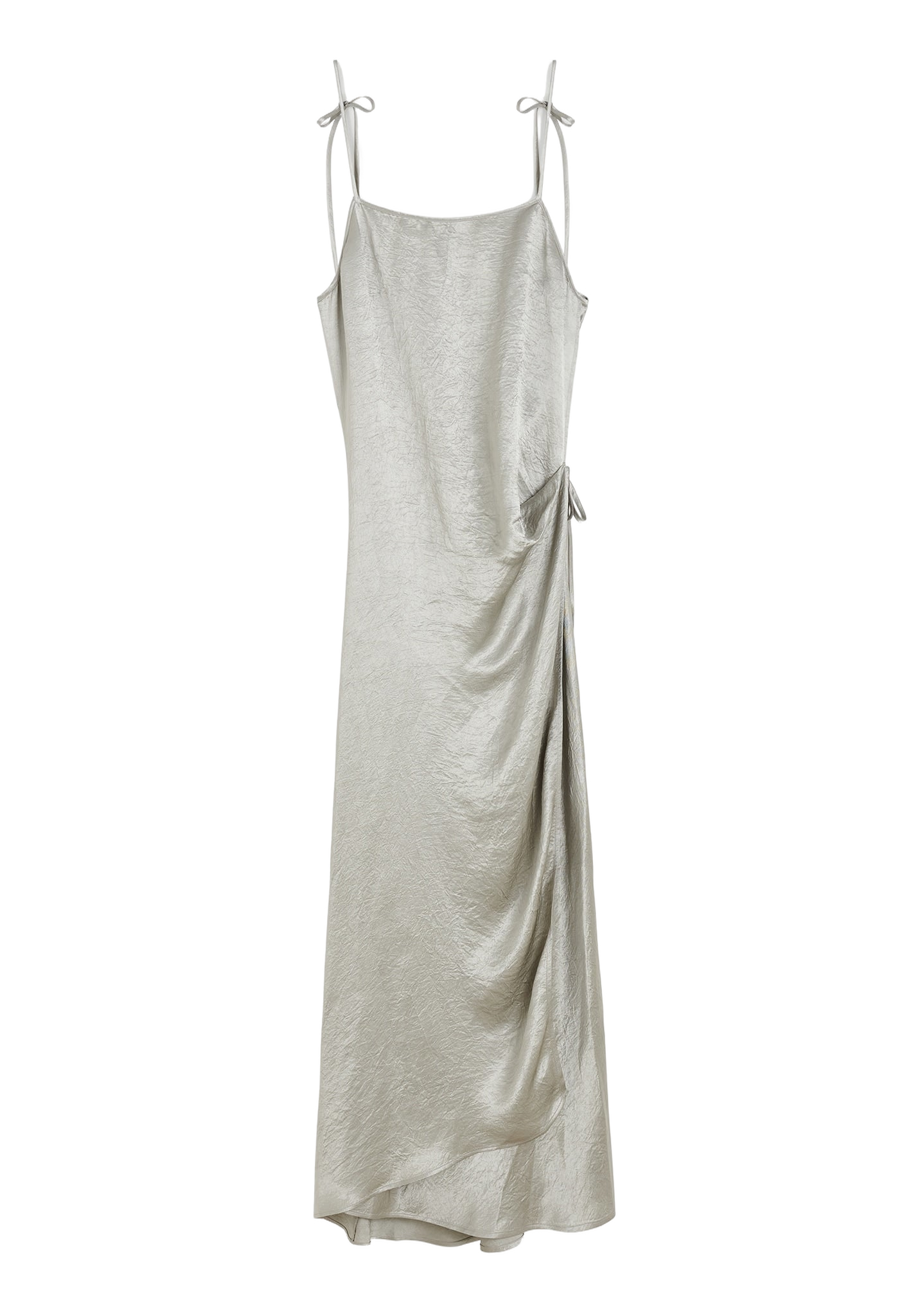 HERSKIND | Sanderson Dress - Pearl Grey | Women's Light Grey Maxi dresses von HERSKIND
