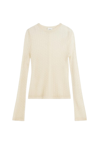 HERSKIND | Silvia Knit Blouse - Creme | Women's Cream Beige Long sleeve tops HERSKIND | Silvia Knit Blouse - Creme | Women's Cream Beige Long sleeve tops von HERSKIND