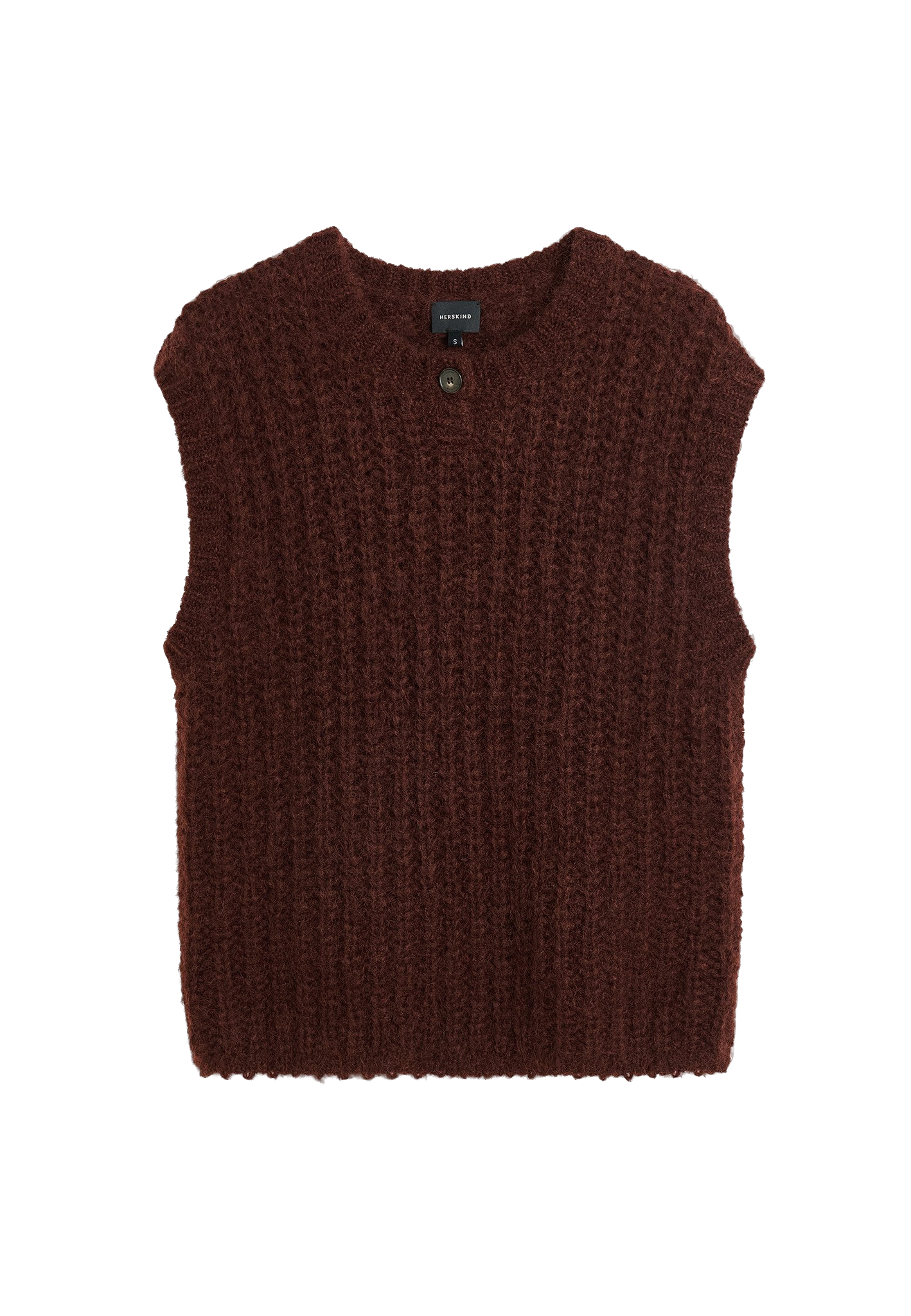 HERSKIND | Sonny Knit Top - Oxblood | Women's Brown Knitwear HERSKIND | Sonny Knit Top - Oxblood | Women's Brown Knitwear von HERSKIND
