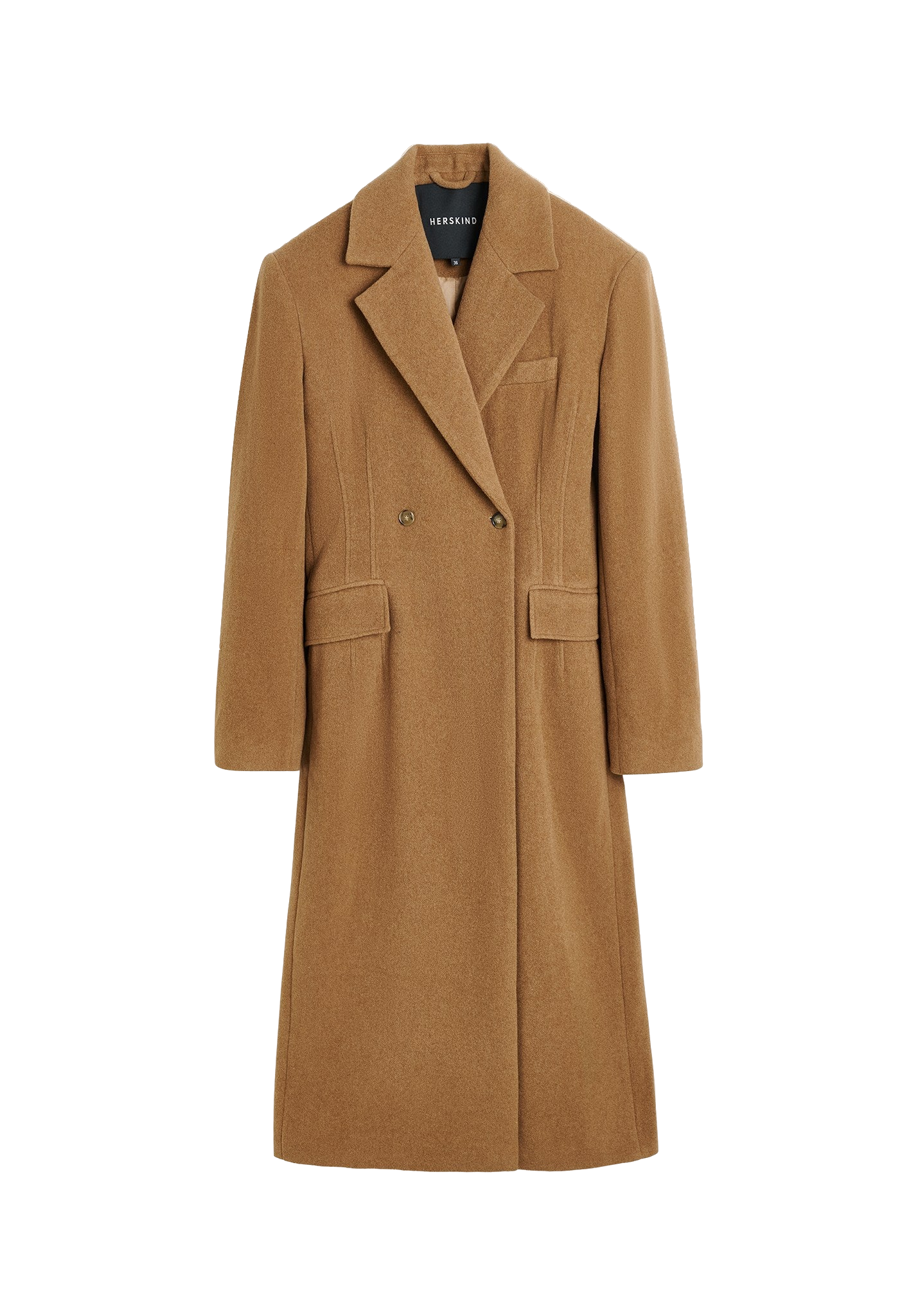 HERSKIND | Ultra Coat - Croissant | Women's Camel Coats von HERSKIND