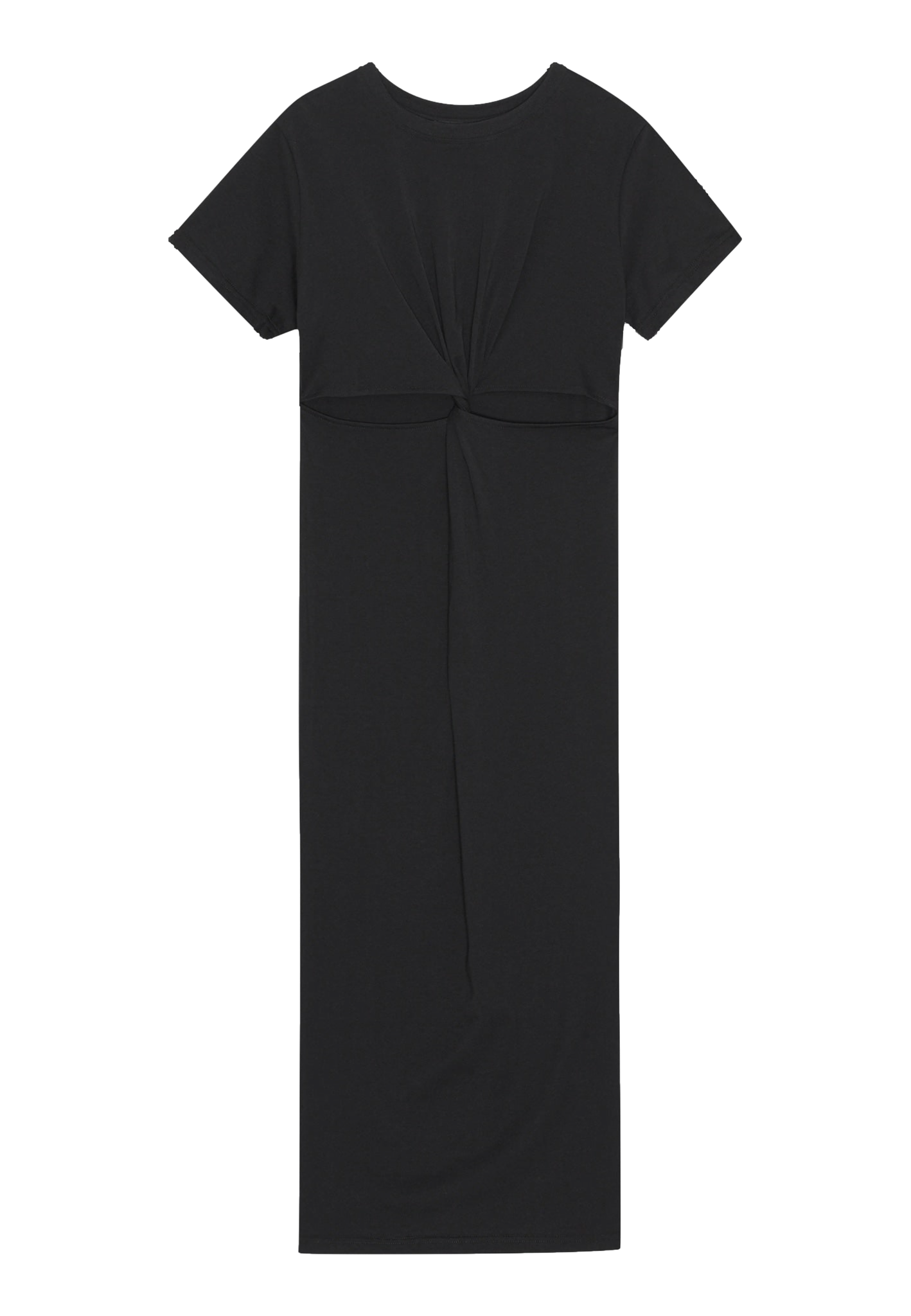 Zach T-shirt Dress - Black von HERSKIND