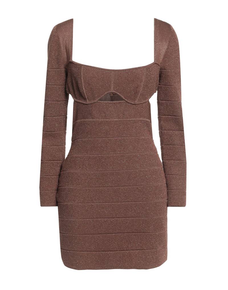 HERVÉ LÉGER Mini-kleid Damen Braun von HERVÉ LÉGER