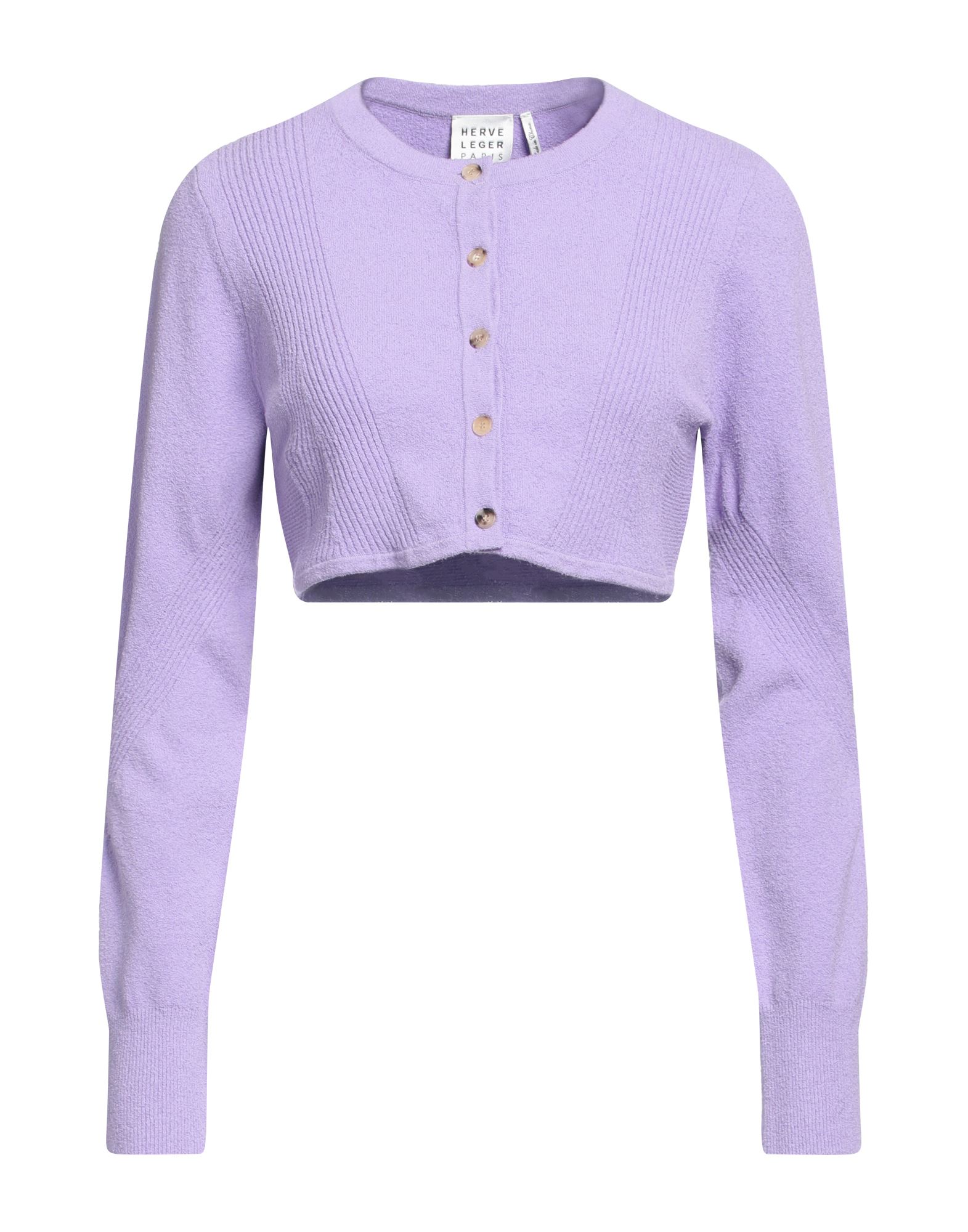 HERVÉ LÉGER Strickjacke Damen Violett von HERVÉ LÉGER