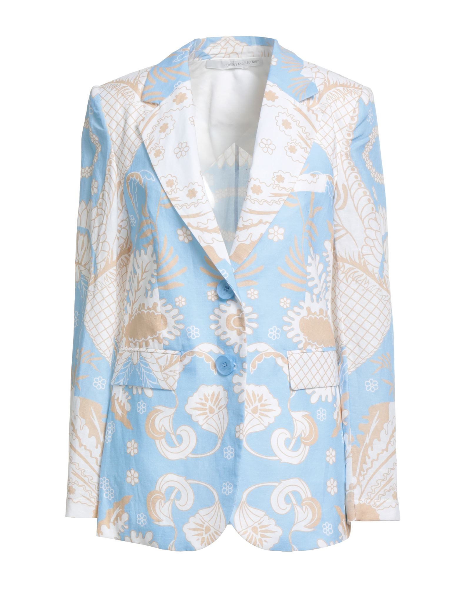 HERZENSANGELEGENHEIT Blazer Damen Himmelblau von HERZENSANGELEGENHEIT