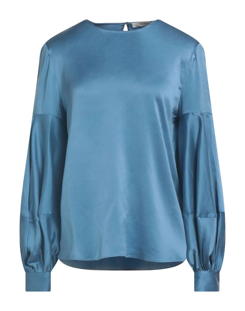 HERZENSANGELEGENHEIT Top Damen Azurblau von HERZENSANGELEGENHEIT