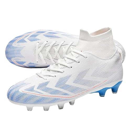 HESBITEUL Fußballschuhe Herren Kinder High-Top: Kunstrasen Fussballschuhe Stollenschuhe Jugendliche von HESBITEUL