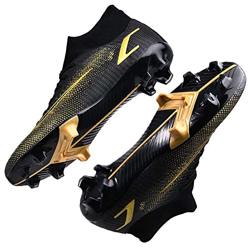 HESBITEUL Fußballschuhe Herren Stollen Spikes Cleats Trainingsschuhe Professionelle Fussballschuhe Jugendliche Erwachsene Outdoor Sport Fußball Stiefel Unisex von HESBITEUL