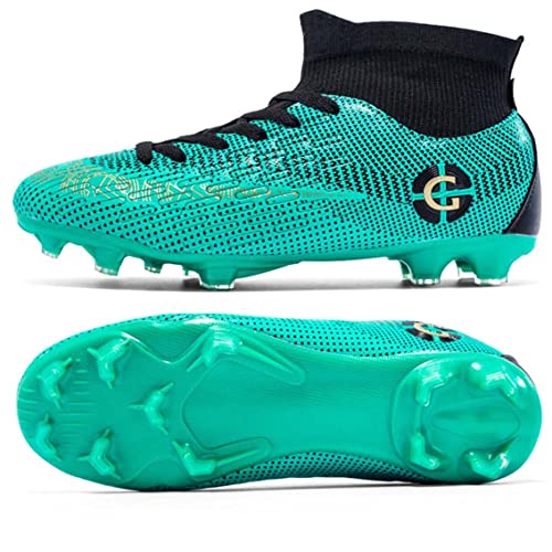 HESBITEUL Fußballschuhe Männer Fußball High-Top Spikes Fußball Fußballschuhe Kinder Fußballschuhe Stollen Outdoor Professionelle Trainingsschuhe Turnschuhe von HESBITEUL