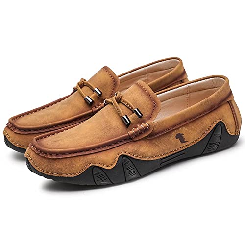 HESBITEUL Herren Schuhe und Mokassins für Herren Mode Herren Freizeitschuhe Herren Pantoffeln männer Hausschuhe Bequeme geschlossen Mokassins von HESBITEUL