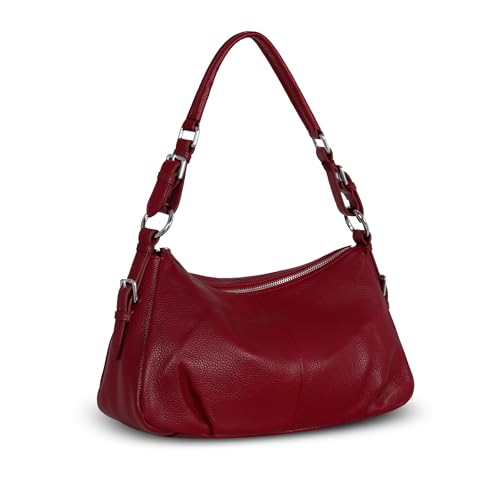 HESHE Damen Leder Schulterhandtaschen Tote Bag Top Griff Tasche Damen Designer börsen Satchel Crossbody Handtasche von HESHE