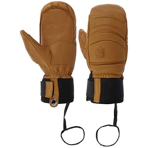 Hestra Fall Line Fäustlinge Handschuhe Fausthandschuhe Lederhandschuhe Herren - mit Futter Winter Herbst-Winter - 9 HS braun von Hestra