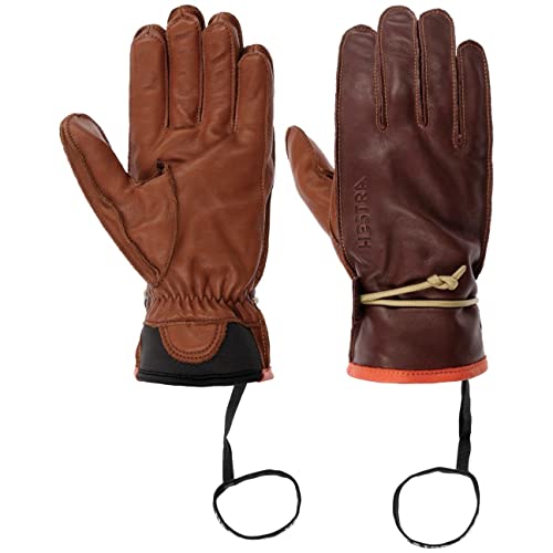Hestra Alpine Pro Wakayama 5-Finger Handschuhe Fingerhandschuhe Lederhandschuhe (6 HS - dunkelbraun) von HESTRA