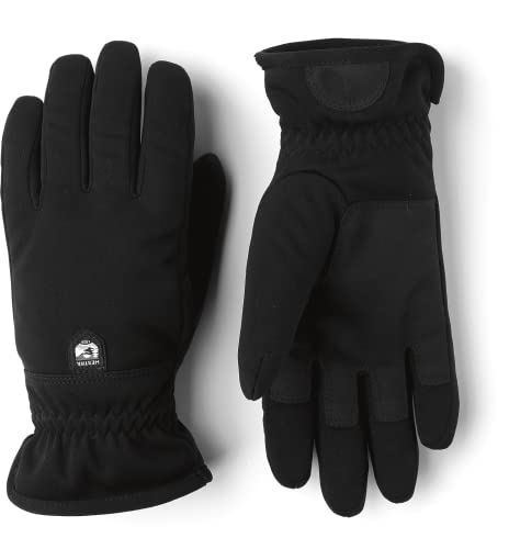 Hestra Uni Windstopper Handschuhe Fingerhandschuhe Skihandschuhe Damen/Herren - mit Futter Winter Herbst-Winter - 10 HS schwarz von Hestra