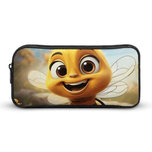 HETVBNS Bee Federmäppchen mit großem Fassungsvermögen, langlebig, Federmäppchen, Organizer, tragbare kleine Kosmetiktasche für Büro, Reisen HETVBNS Bee Federmäppchen mit großem Fassungsvermögen, langlebig, Federmäppchen, Organizer, tragbare kleine Kosmetiktasche für Büro, Reisen von HETVBNS