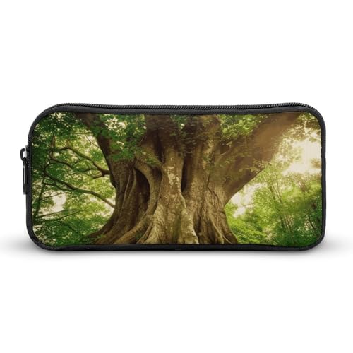 HETVBNS Dickes Baum-Federmäppchen, große Kapazität, Reißverschlusstasche, langlebige Stiftebox, Organizer, tragbare kleine Kosmetiktasche für Büro, Reisen HETVBNS Dickes Baum-Federmäppchen, große Kapazität, Reißverschlusstasche, langlebige Stiftebox, Organizer, tragbare kleine Kosmetiktasche für Büro, Reisen von HETVBNS