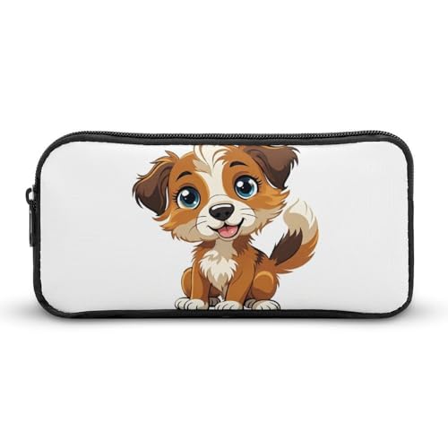 HETVBNS Federmäppchen für kleine Hunde, große Kapazität, Reißverschluss, langlebig, tragbar, kleine Kosmetiktasche für Büro, Reisen von HETVBNS